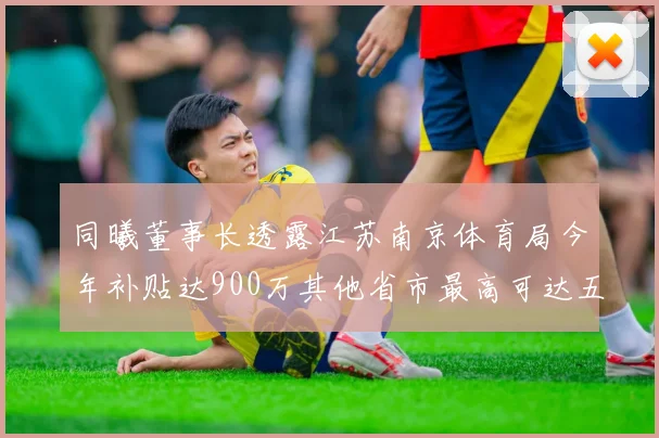 同曦董事长透露江苏南京体育局今年补贴达900万其他省市最高可达五千万
